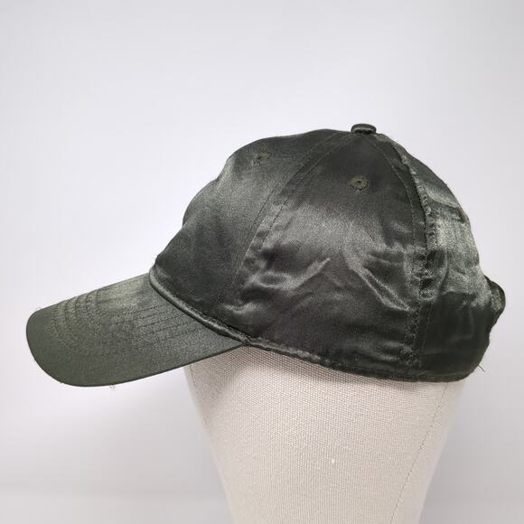 Unbranded Slideback Baseball Hat Green One Size Casual Vent Holes Blank - Picture 3 of 9
